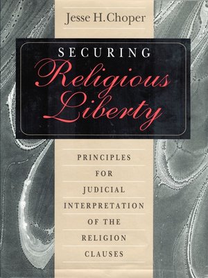 cover image of Securing Religious Liberty